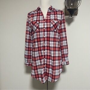 Forever 21 Plaid Shirt Dress